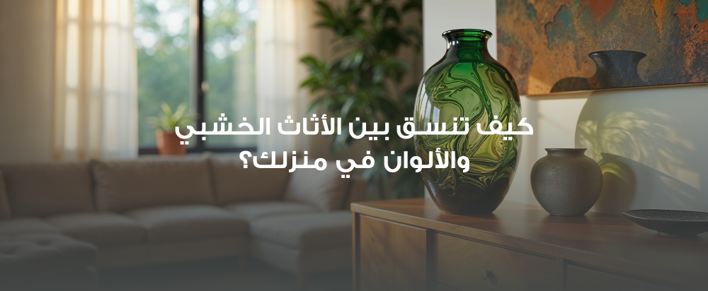 كيف تنسق بين الأثاث الخشبي والألوان في منزلك؟