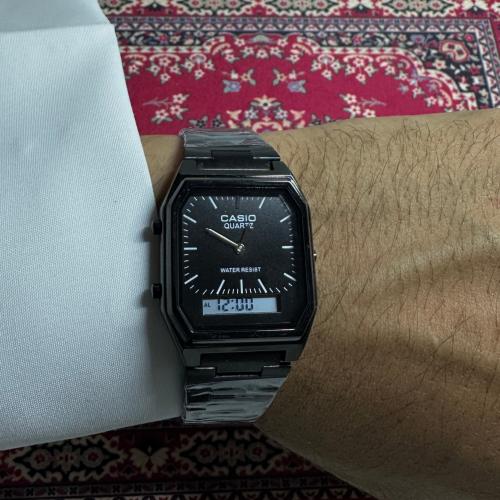 كاسيو ( فنتج )اسود كامل