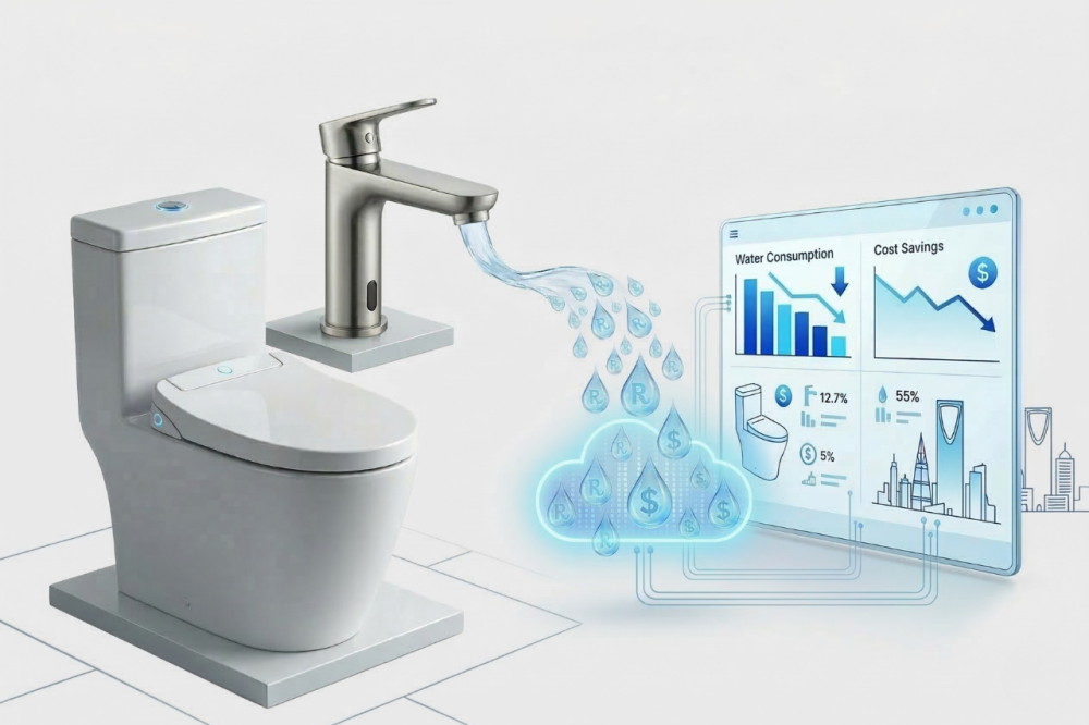 أحدث تقنيات توفير المياه في الخلاطات والكراسي الإفرنجية وتأثيرها على ف