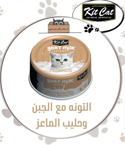 كت كات تونه وجبن مع حليب الماعز 70g