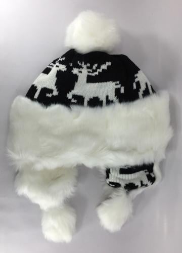 ايس كاب روسي اسود مشجر ولادي شتوي-صغير