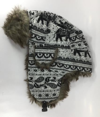 ايس كاب رمادي مشجر شتوي