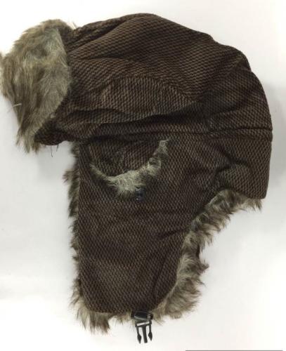 ايس كاب روسي بني مخمل شتوي