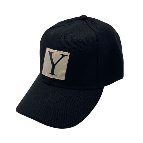 كاب حرف Y  أسود مقوس