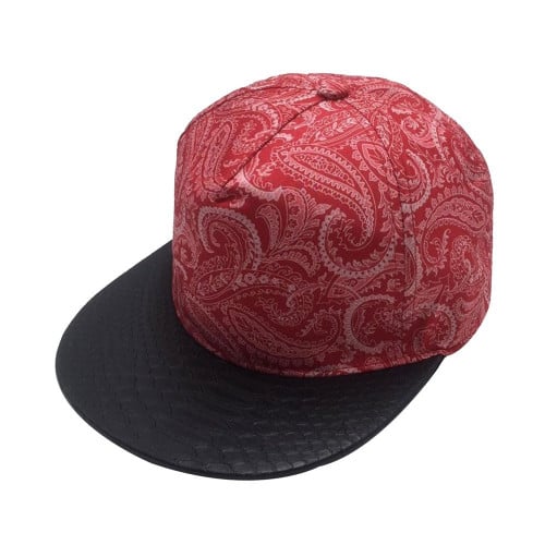 كاب احمر مسطح