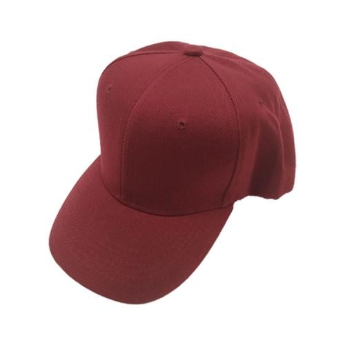 كاب عودي مقوس ل الطباعه و التطريز والزي الموحد بخط من الأمام