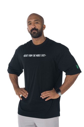 DW Oversized T-Shirt with back print in Black