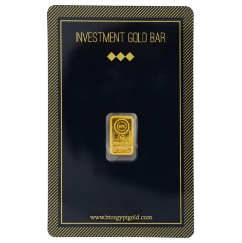 سبيكة BTC ذهب 2.5 جرام عيار 24