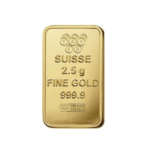 سبيكة ذهب 2.5 جرام عيار 24