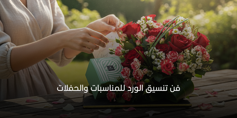 فن تنسيق الورد للمناسبات والحفلات 2026