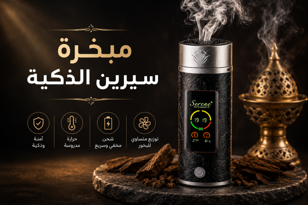 مميزات المباخر الذكية الكهربائية للعود والبخور | مبخرة سيرين