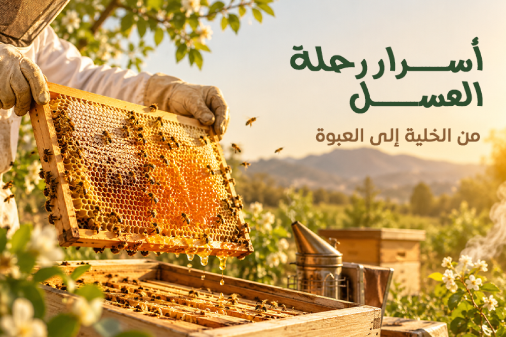 طريقة جمع العسل من الخلايا ومراحل استخراج العسل وتصفيته وتجهيزه