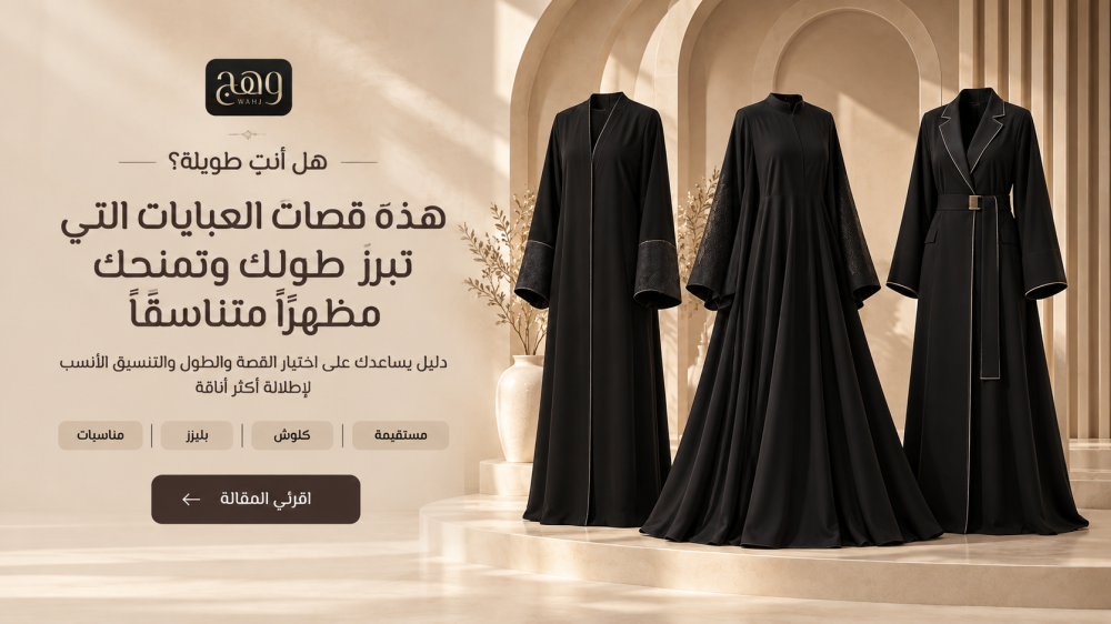 عبايات سعودية-قصات عبايات تنحف-تنسيق عبايات