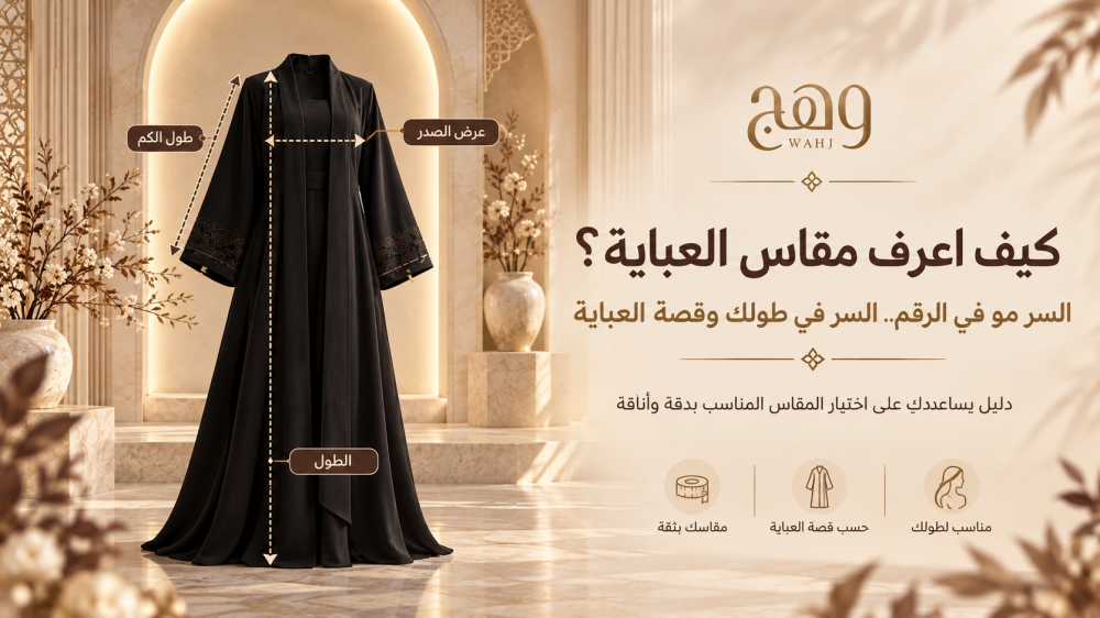 كيف اعرف مقاس العباية