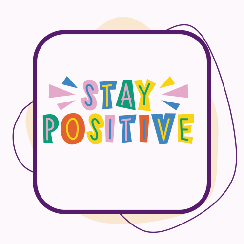 ملصق STAY POSITIVE
