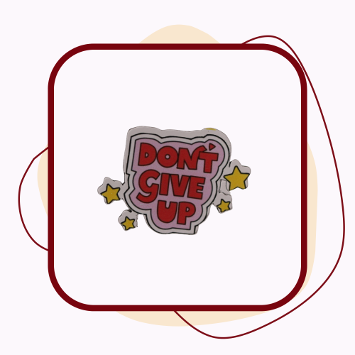 ملصق dont give up