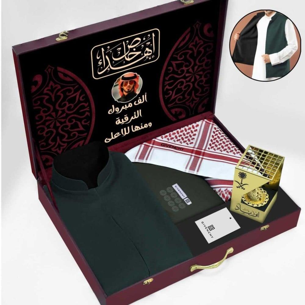 اجمل الهدايـا الشتويه سديري جوخ مع قماش و شماغ ماركه