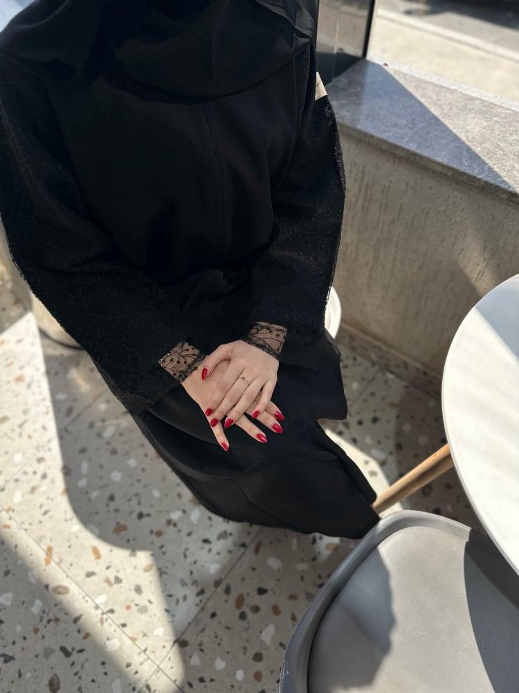 عباية دان بقماش لمار (مستقيمه ) 717