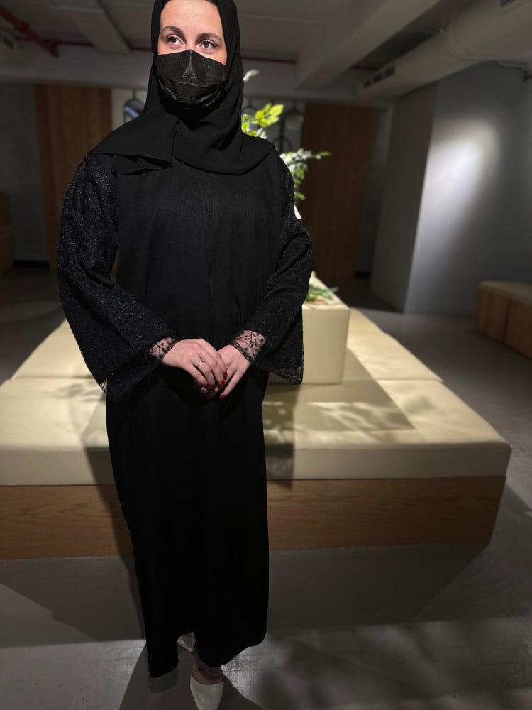 عباية دان بقماش لمار (مستقيمه ) 717