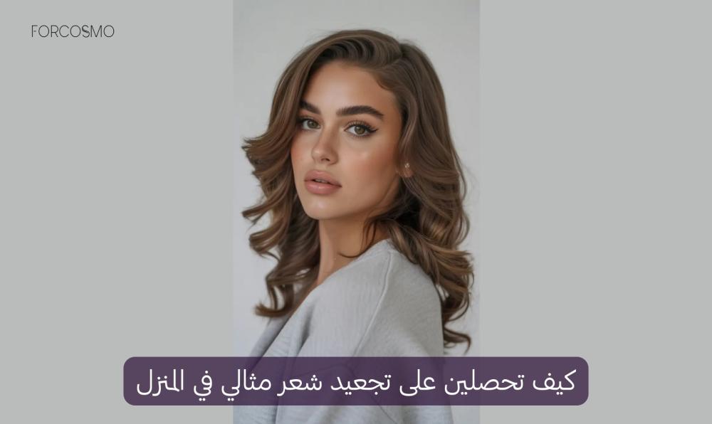 كيف تحصلين على تجعيد شعر مثالي في المنزل