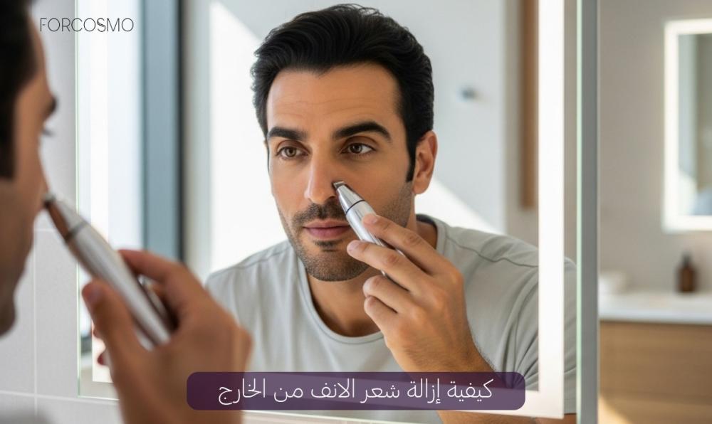 إزالة شعر الأنف بأمان - أفضل الطرق والنصائح للعناية