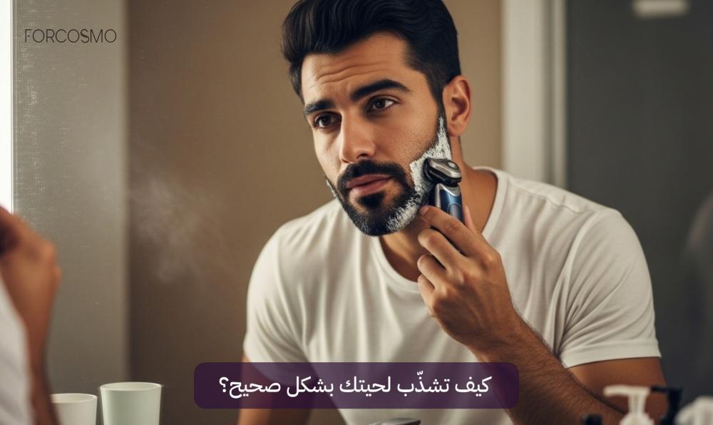 كيفية استخدام مشذب اللحية للرجال