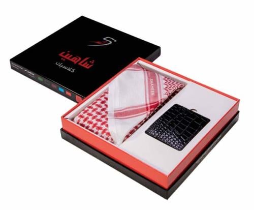 شماغ شاهين كلاسيك + محفظة