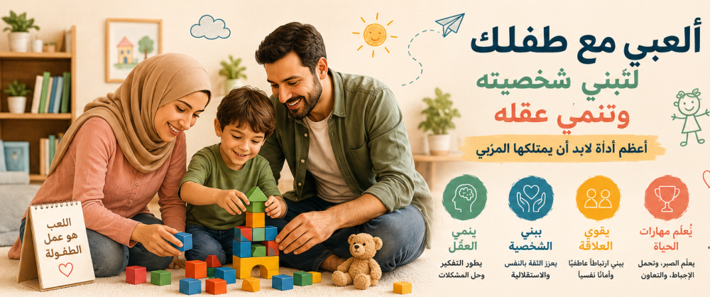 ألعبي مع طفلك لتبني شخصيته وتنمي عقله