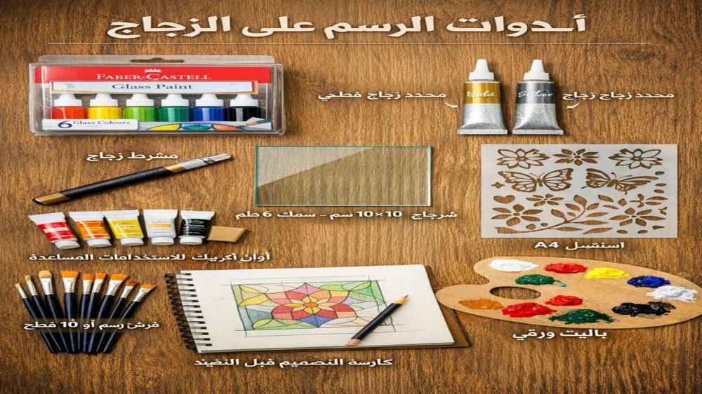 أفضل 9 أدوات للرسم على الزجاج