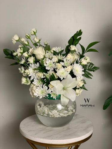 فازة ورد طبيعي