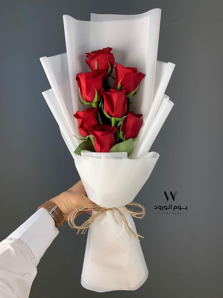 باقة ورد طبيعي