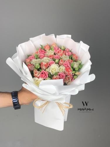 باقة ورد طبيعي