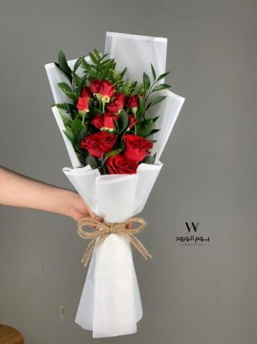 باقة ورد طبيعي