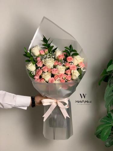 باقة ورد طبيعي
