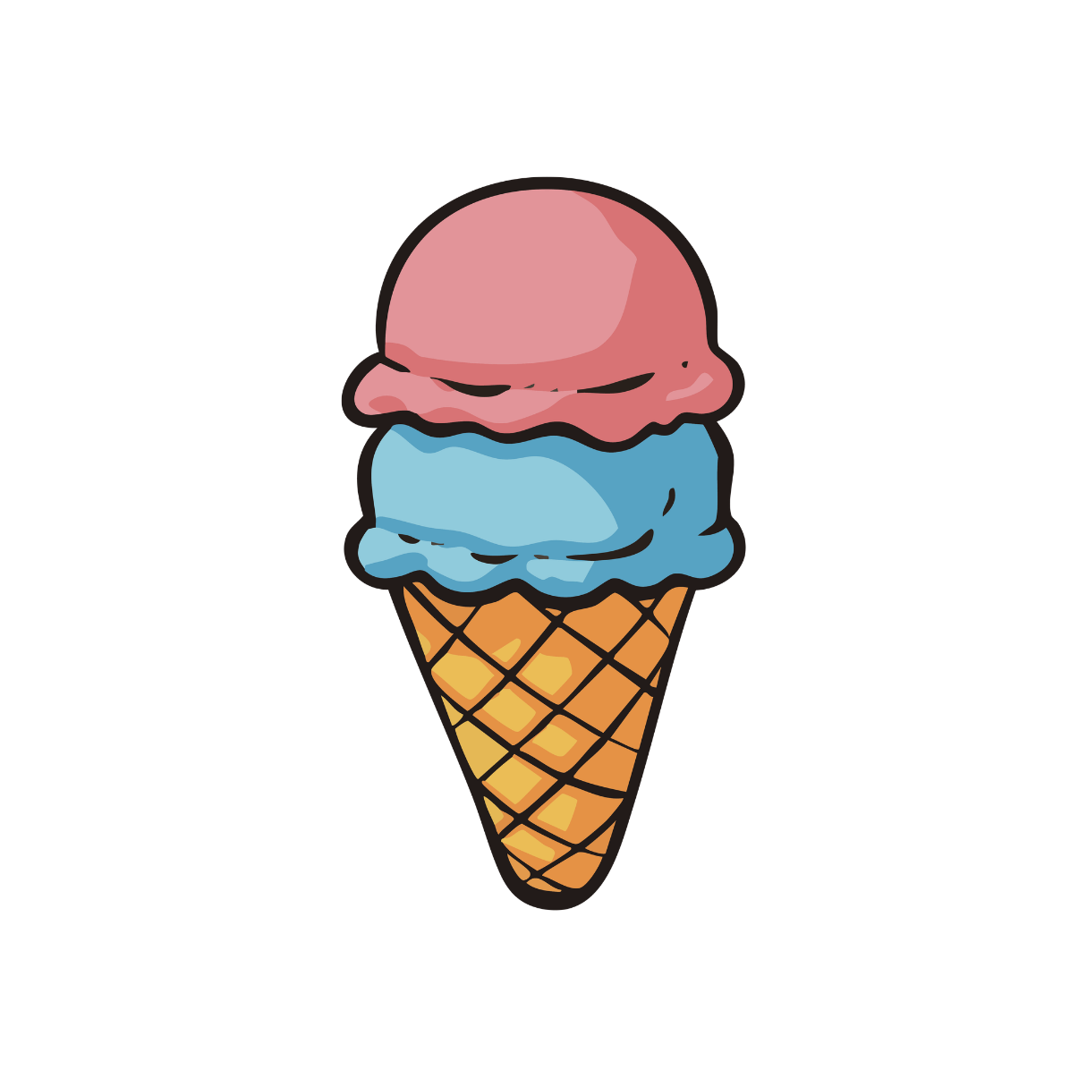 مزيج الايس كريم