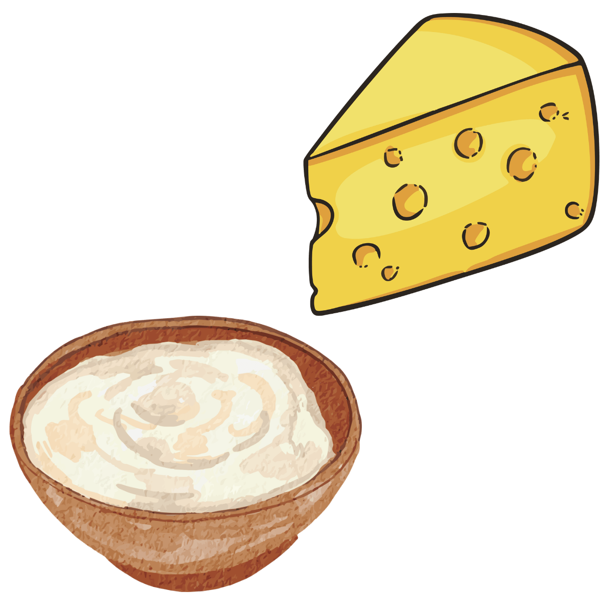 أجبان وقشطة