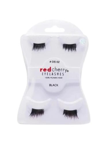 Red Cherry Decorative False Eyelashes – 2 pcs – Black – #DS02