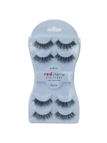 Red Cherry 4-in-1 Black Eyelash Set - HD01