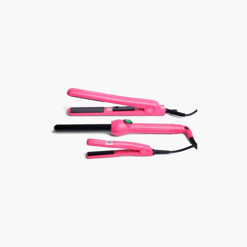 Jose Eber - 3-in-1 Straightener and Curler Kit - Size 19 | Pink