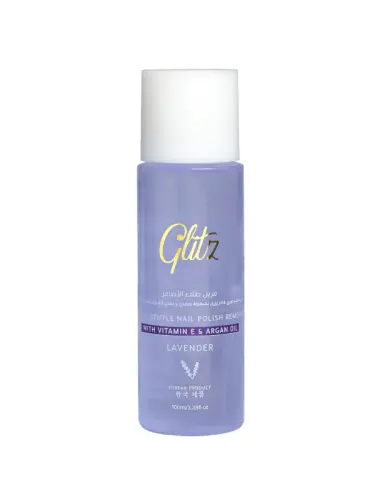 Glitz Lavender Nail Polish Remover - 100ml