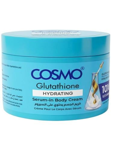Cosmo Hydrating Hyaluronic Acid Glutathione Body Cream - 400ml