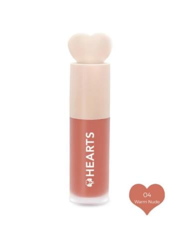 Hearts Liquid Blush Natural Color Light Touch - 04 Warm Nude