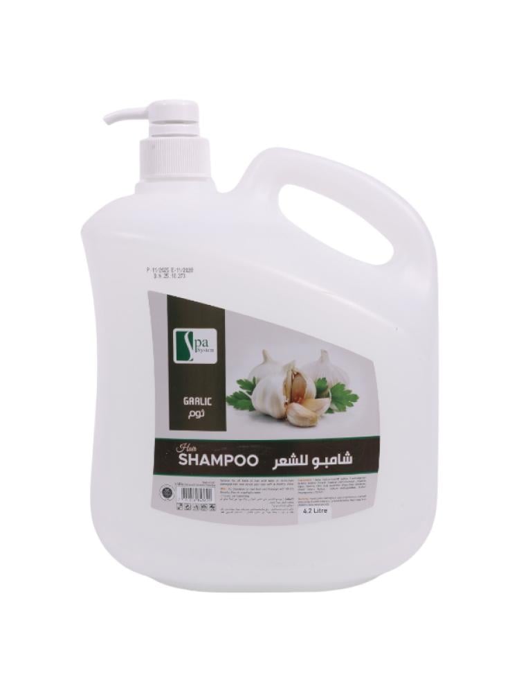 شامبو للشعر بالثوم من سبا سيستم , 4.2 لتر