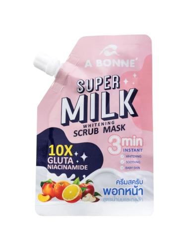 A BONNE -Super Milk X 10 Gluta + Niacinamide Whitening Peel Off Mask - 30g
