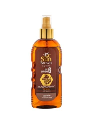 Sun Brown - Bronzing Tanning Oil Spray SPF6 - 200ml
