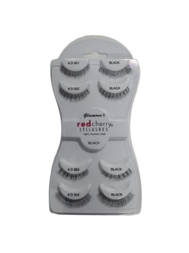 Red Cherry 4-in-1 Black Eyelash Set - Glamour6