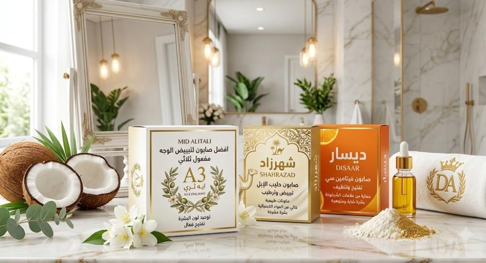 أفضل صابون لتبييض الوجه والجسم: دليلكِ الشامل لتفتيح البشرة