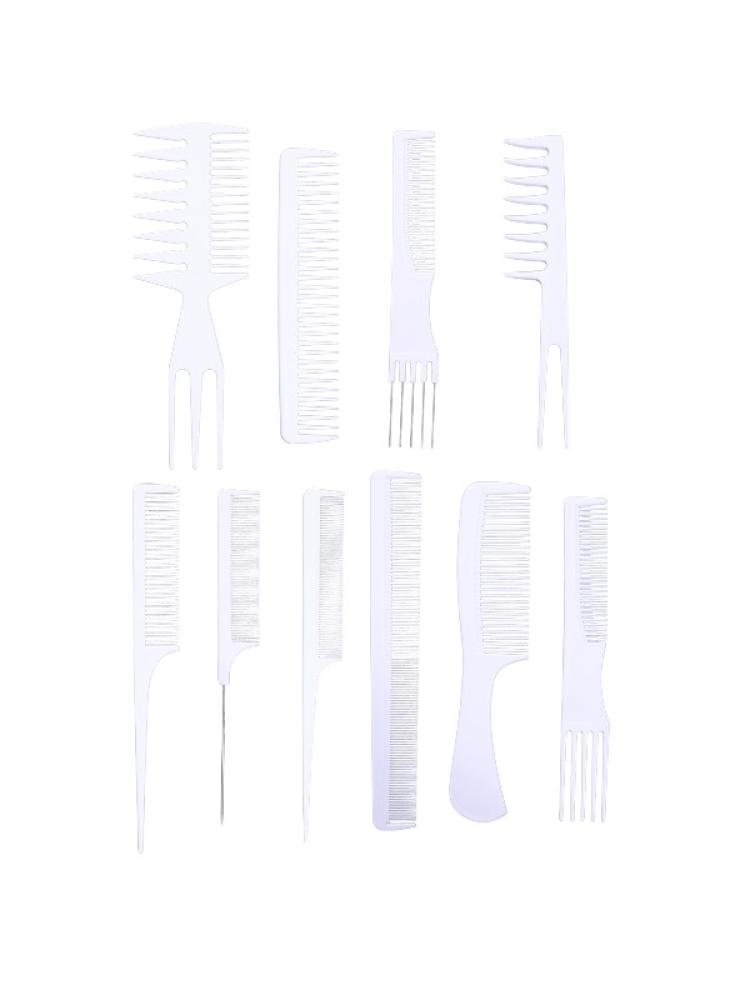 Salon System Professional Comb Set – 10 Pieces