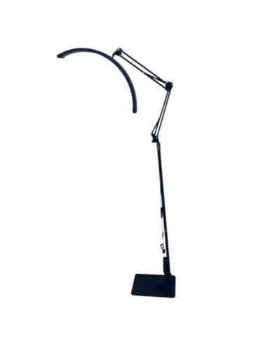 مصباح ارضي LED قوس احترافي اسود من صالون سيستم - م...