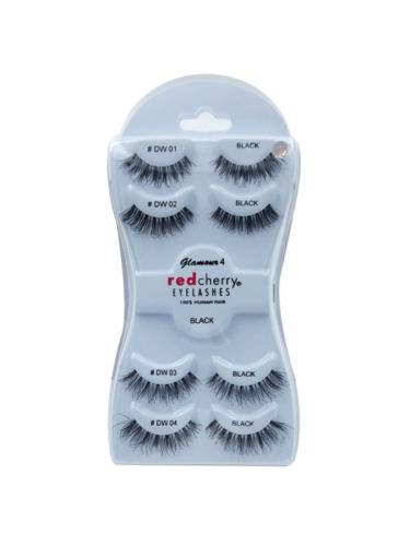 Red Cherry 4-in-1 Black Eyelash Set - Glamour4